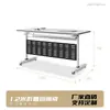 Mesa larga plegable premium, mesa de capacitación de personal, escritorio de oficina móvil, mesa de conferencias, escritorio y silla multifuncionales, escritorio y silla de capacitación