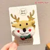 Broche de Reno de Santa Claus Navideño Insignia Metálica Linda Japonesa Pin Botón de Ropa de Dibujos Animados Accesorios Adorno de Regalo