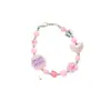 Cadena para Teléfono de Muñeca de Dibujos Animados con Cuentas Cadena Lanyard Estilo Ins Soporte para Tarjeta Correa para la Muñeca Antiperdida