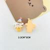 Serie de cachorros de pastel brillante de dibujos animados accesorios de resina diy carcasa de teléfono móvil hecho a mano horquilla cuerda para el cabello material para joyería