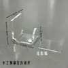 Gancho Transparente de Acrílico sin Clavos Transfronterizo Fuerte Adhesivo Colgante de Pared Trasero de Puerta de Pared Gancho Adhesivo para Ropa sin Costuras