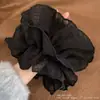 Nuevo Estilo Encaje Plisado Anillo para el Pelo Intestino Grueso para Mujer Goma Elástica para el Pelo Cuerda para la Cabeza Cuerda para el Pelo Extra Grande