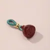 Colgante de Ágata Natural Flor de Loto Colgante Pequeño Novedades Verano 2025 Accesorios para Joyería DIY Collares Venta al por Mayor del Fabricante