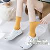 Calcetines de hielo de terciopelo para mujer, calcetines de primavera y verano para mujer, calcetines apilados, calcetines de tubo de color sólido, calcetines largos de tubo jk, calcetines de marea al por mayor