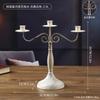 Candelabros nórdicos románticos para cenas a la luz de las velas, decoración para la mesa del comedor, candelabros modernos, sencillos y de lujo.