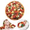 Manta Burrito Transfronteiriça Manta Pizza Estampada Digitalmente Manta de Cochilo de Flanela Manta Tortilla Dupla Face