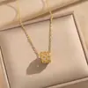 Venta Caliente Transfronteriza Colgante Pequeño con Micro-Adornos Cintura Delgada Cadena para Clavícula de Acero de Titanio para Mujer Diseño de Nicho de Lujo Ligero Listo para la Venta