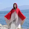 Chal bohemio, capa exótica para mujer, adecuada para viajes a Xinjiang, excursiones por la pradera y sesiones de fotos, capa exterior de estilo étnico
