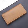 Carteira Masculina Carteira Longa Masculina Couro Encerado Carteira Longa Presente Masculino Vintage Carteira Masculina Transfronteiriça Atacado