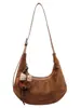 Bolsa de Camurça da Moda para Mulheres 2026 Nova Casual Versátil Bolsa de Ombro de Axila Bolsa Transversal para o Dia a Dia Cross-Border