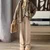 Pantalones de Maternidad Temporada Otoño/Invierno Más Terciopelo Más Grosor Ropa Exterior Nuevo Estilo 2026 Período de Embarazo No Aprietan el Vientre Pantalones Largos Arroz Pegajoso Pantalones de Pierna Ancha