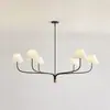 Estilo Campestre Americano Minimalista VC: Lámpara de araña para sala de estar de villa, modelo único de diseñador para sala de restaurante, Collins de hierro creativo
