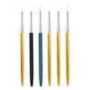 Fabricante Transfronterizo Suministra Tres Plumas de Pintura Metálicas Tipo Bolígrafo, Plumas para Dibujo de Líneas, Herramientas para Uñas y Pinceles para Uñas al por Mayor