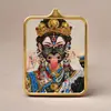Colgante Thangka de Tíbet Zakilam Cuadrado Aleación de Acero de Titanio Dorado Varios Colores Patrones Dorados Se Pueden Elegir Directo de Fábrica