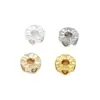 14K Banhado a Ouro Cor de Ouro Real Conservante Flor Coração Círculo de Zircônia Contas Espaçadoras Pulseira Colar DIY Material para Miçangas Acessórios C45