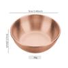 Fabricante fuente acero inoxidable plato para condimentos de guarnición plato para salsas plato pequeño para mojar para olla caliente