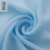 Tela de Chifón de Color Sólido Verano No Transparente Fluido Forro Hanfu Tela de Forro para Vestido de Gasa Blanca
