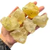 Citrino Natural Puro Brasileiro Minério Bruto Cascalho de Partícula Grande Pedra de Aromaterapia Cristal do Mar da China Oriental Escultura em Cristal Matéria-Prima Atacado