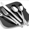 Cuchillo, tenedor y cuchara de acero inoxidable, juego de tres piezas de vajilla occidental para bistec, fácil de limpiar, duradero, resistente a caídas, moderno, minimalista