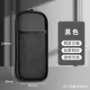 Estuche de malla de gran capacidad simple de doble capa, bolsa de papelería para estudiantes, bolsa de lápices transparente, bolsa de almacenamiento portátil de mano