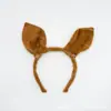 Promoção Quente de Halloween Transfronteiriça Acessórios de Cabelo com Orelhas de Canguru Faixa de Cabelo de Animal Desenho Animado Fofo Acessórios para Vestido de Dança Fabricante