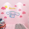 Nuevo Estilo Yugui Perro Habitación de Princesa Decoración de Pared Diseño de Habitación Infantil Dormitorio de Niñas Mesita de Noche Pared de Fondo para TV