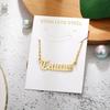 Accesorios de Acero Inoxidable Transfronterizo con Letras Inglesas para Hombre, Collar con Colgante de las Doce Constelaciones de Gama Alta Popular Europeo y Americano, Joyería para Mujer