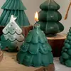 Velas navideñas transfronterizas, recuerdos atmosféricos, velas simuladas hechas a mano, velas artesanales para árbol de Navidad