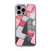 Capa Geométrica Mosaico Minimalista de Alto Padrão para Celular Iphone17Promax Capa Protetora de Vidro Temperado