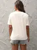 Camiseta Casual Feminina com Estampa Gráfica de Manga Curta - Aliexpress Transfronteiriço