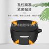 Adecuado para Audífonos Bluetooth Iron Triangle SQ1TW WH Estuche Protector de Silicona Estuche para Audífonos Bolsa Almacenamiento de Audífonos Anticaídas