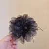 Presilha de Cabelo de Gaze Nuvem Bolha para Mulheres, Estilo Princesa Fugitiva, Presilha de Cabelo de Rede Estrelada Extra Grande, Melhora o Volume do Cabelo, Acessório de Cabelo Presilha Tubarão