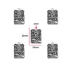 Accesorios para Joyería de Aleación con Goteo de Aceite DIY Colgante de Tarot Collar Pulsera Pendientes Llavero Colgante W441