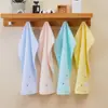 Toalha Infantil Rosto Lavar Banho Desenho Pato Amarelo Pequeno Feminina Fofa Meninos Pequena Toalha Infantil Toalha Retangular