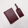 Porta-boletos Sencillo y Versátil Más Vendido Transfronterizo, Bolso Multifuncional para Pasaporte de Cuero PU, Etiqueta para Equipaje, Juego de Regalo, Venta Directa de Fábrica