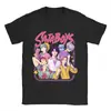 Comercio Exterior Nuevo Algodón Puro Unisex Holgado Top Grupo Bruja Cazadora Verano Moderno Casual Manga Corta Hombres y Mujeres