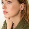 Pendientes de Perla en Forma de U Retro de Venta Caliente Transfronteriza para Mujer, Oro de 18 Quilates que No se Desvanece, Diseño Nicho de Lujo Ligero, Pendientes de Acero de Titanio al por Mayor