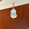 Pingente de Boneco de Neve Estrela Flocada Fofo Floco de Neve de Natal Desenho Animado Chaveiro de Bolsa Alça de Celular Presente para Melhores Amigos