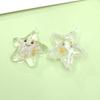 Serie Océano Luminoso Estrella de Cinco Puntas Dibujo Animado Lentejuela Colgante DIY Llavero Aretes Accesorios para Cinta de Cabello