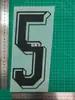 2026 Cuerpo de Caballo Colección Negra Talla Adulto A+ Número de Jersey Letras Pegatinas de Transferencia Térmica para Jerseys