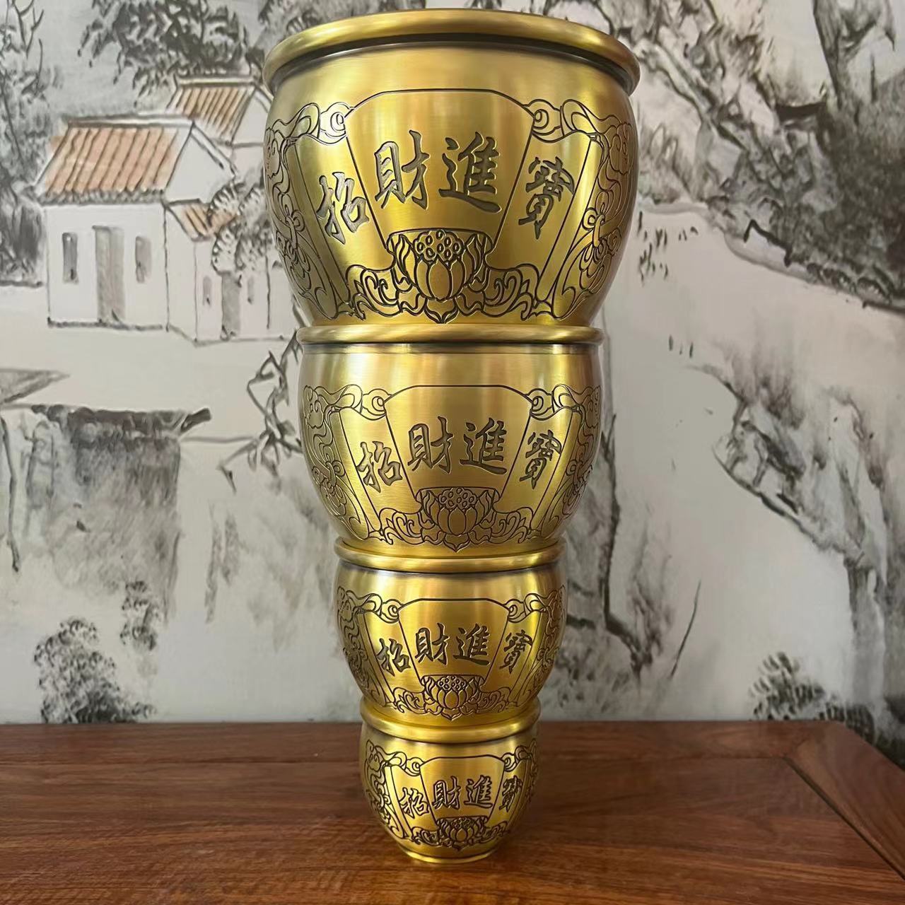 招财进宝缸