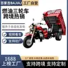 Popular motocicleta de tres ruedas de gasolina transfronteriza de ultramar, triciclo para uso agrícola y doméstico, vehículo de carga a gasolina