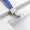 Portatarjeta de Identificación de Trabajo, Credencial de Empleado, Insignia de Fábrica, Correa, Portatarjeta Transparente de Doble Cara Transfronterizo, Etiqueta de Nombre, Control de Acceso, Impermeable