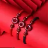 Artículos Populares Recomendados por el Dueño de la Tienda: Pulseras de Hilo Rojo Tejidas a Mano con Colgantes de Paz de Cinabrio para Mujeres y Hombres