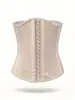 Cinturón de Cintura Curvo Suave de Cuero con Fuerte Moldeado Transfronterizo, Diseño Largo al Frente y Corto Atrás, 25 Varillas de Acero, Faja para Cintura Unisex