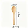 Cubiertos de bambú premium: cucharas para bebé, cucharas para arroz, cucharas para miel, cucharas pequeñas de madera estilo coreano, cucharitas de té exquisitas, directo del fabricante