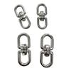Anillo giratorio de acero inoxidable anillo anillo anillo anillo giratorio en forma de 8 anillo universal hebilla giratoria para cadena de perro anillo en forma de 8 anillo de conexión hebilla de cadena