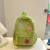Mochila Versátil com Estampa de Estrelas, Bolsa Escolar Grande para Estudantes, Bolsa Casual Leve para Alunos do Ensino Fundamental e Médio, Universitários, Redutora de Peso e Protetora da Coluna