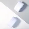 Ponto Ps Caixa Redonda de Plástico Branco para Creme Caixa para Creme Removedor de Maquiagem Conjunto Portátil de Viagem Frasco de Cosméticos