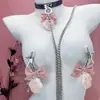 Popular Sm Sexy Lindo Garra de Gato Lazo Campana Pinza Enchufe Anal Collar Tracción Expansión Pareja Props Personalizados